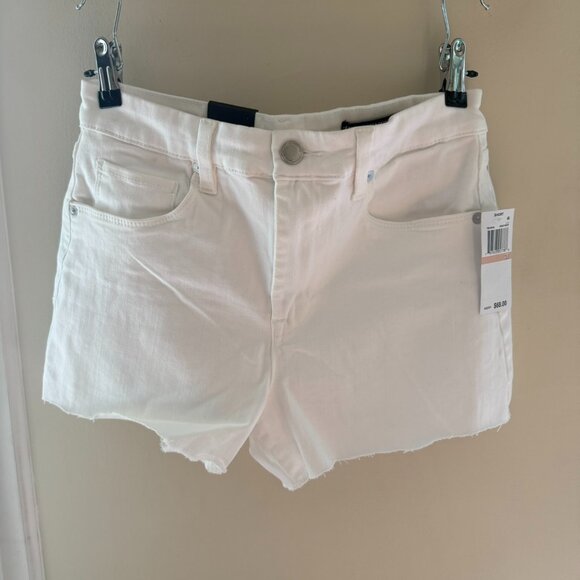 BLANK NYC The Barrow Vintage High-Rise White Shorts Women's Size 28 NWT - Picture 1 of 10